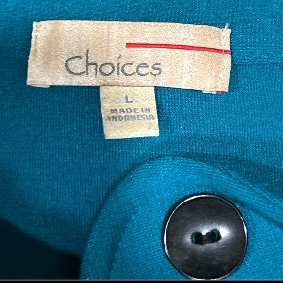 Choice's Turquoise EUC Jacket, size L. - Picture 5 of 7